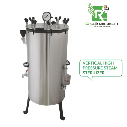 Vertical High Pressure Steam Sterilizer