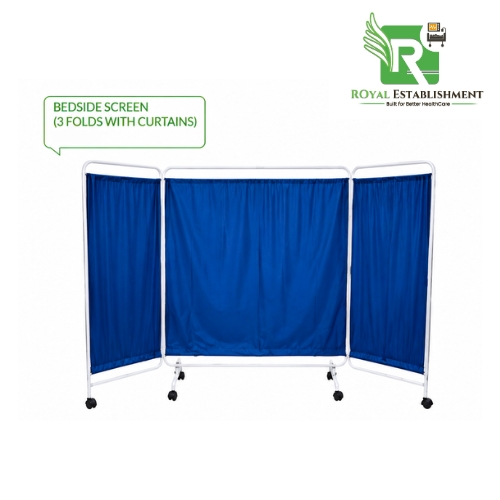 Bedside Screen – 3 Fold Curtain