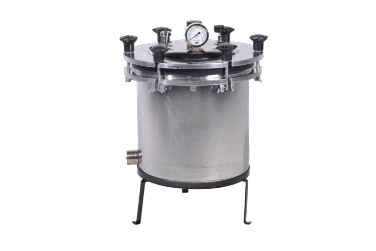 Autoclave Portable Aluminium Six Wing Nut Type (Sterilizer Dressing Pressure Type)